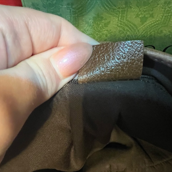 GUCCI Abbey Denim Leather Tote Bag with leather trim - Picture 3 of 10